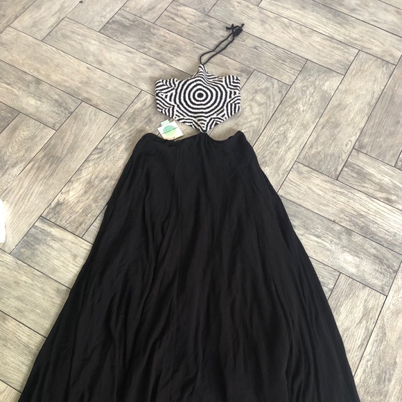 NWT Mara Hoffman Stunning Starbasket cut-out floor length dress - Picture 7 of 9